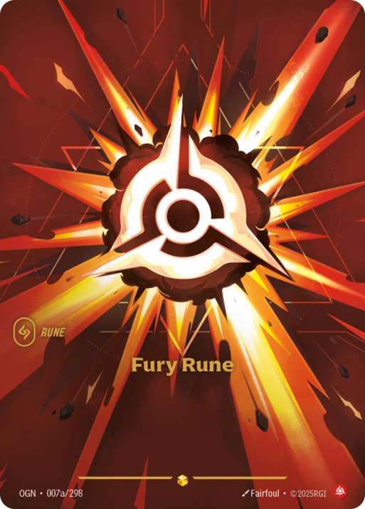 Fury Rune (Alternate Art) (OGN-007a/298)
