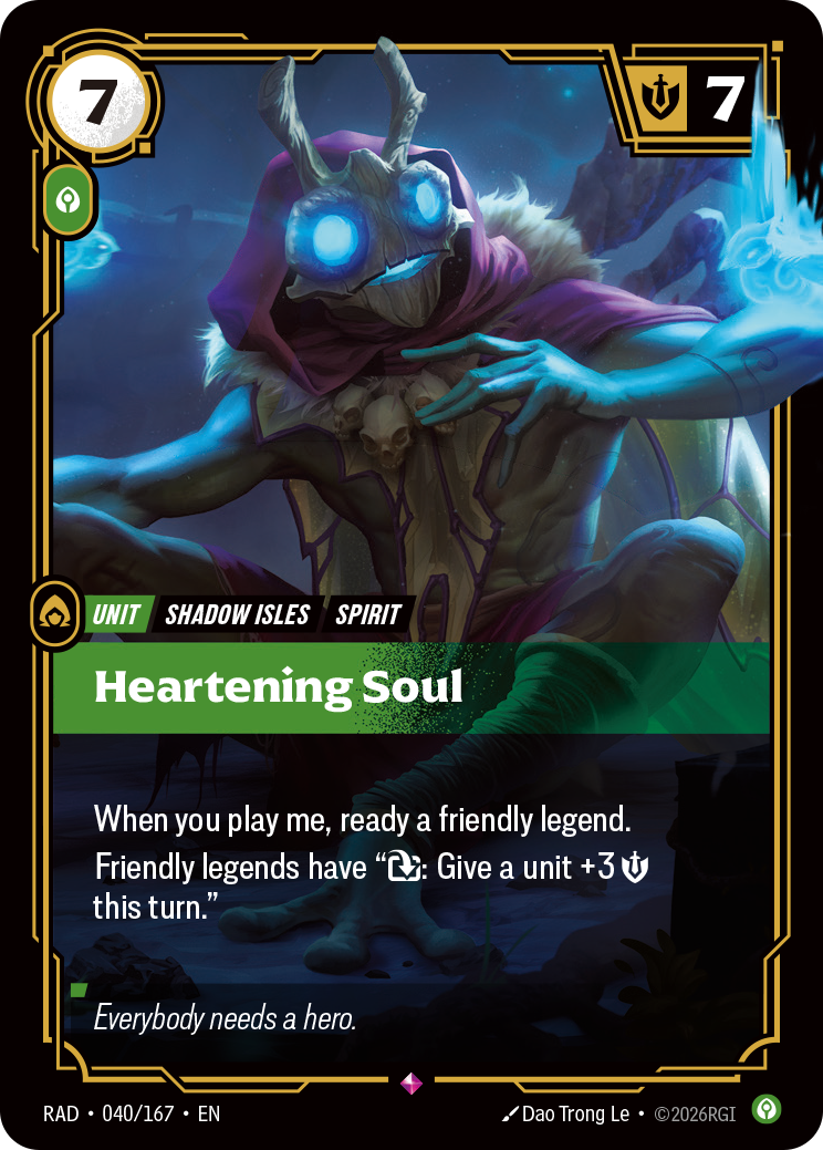 Heartening Soul (Unit) (RAD-040/167) (Rare)