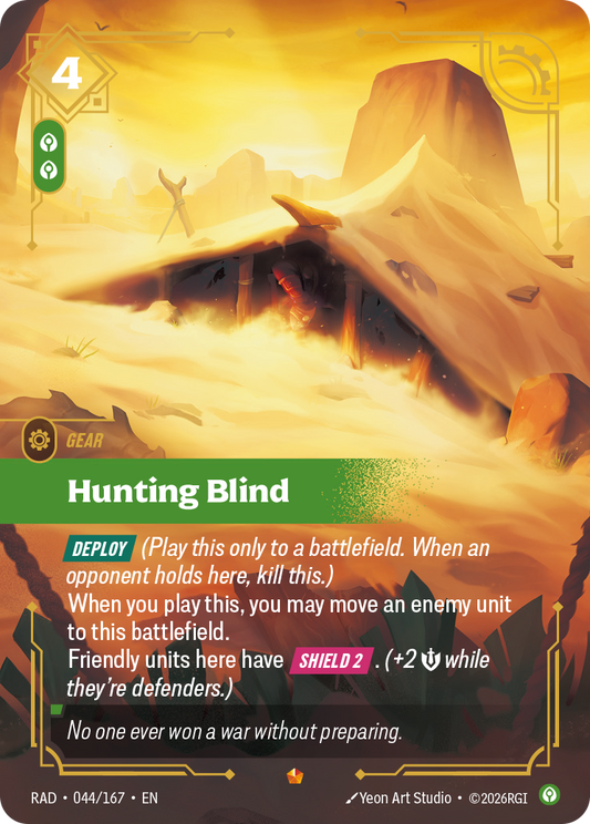 Hunting Blind (Gear) (RAD-044/167) (Epic)