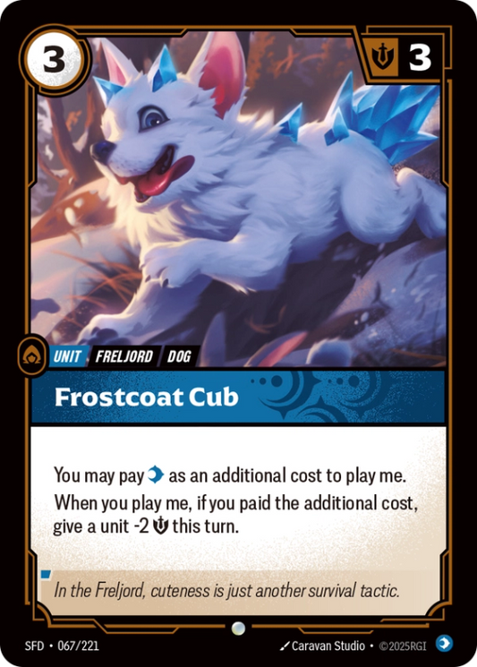 Frostcoat Cub (Unit) (SFD-067/221) (Common)