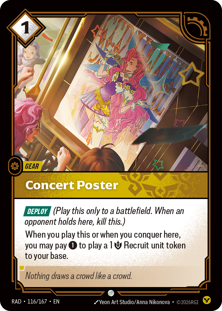 Concert Poster (Gear) (RAD-116/167) (Common)