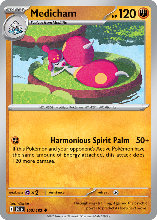Medicham (Stage 1 Pokémon) (DRI-100/182) (Uncommon)