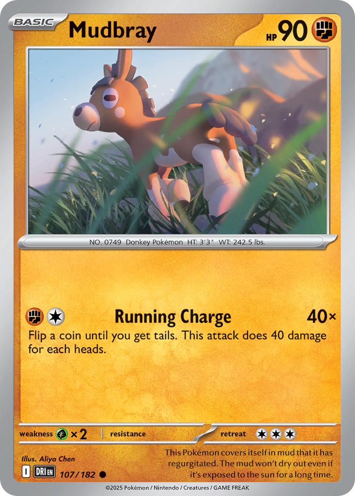 Mudbray (Basic Pokémon) (DRI-107/182) (Common)
