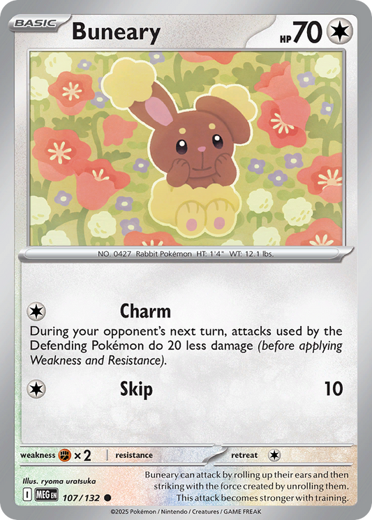 Buneary (Basic Pokémon) (MEG-107/132) (Common)