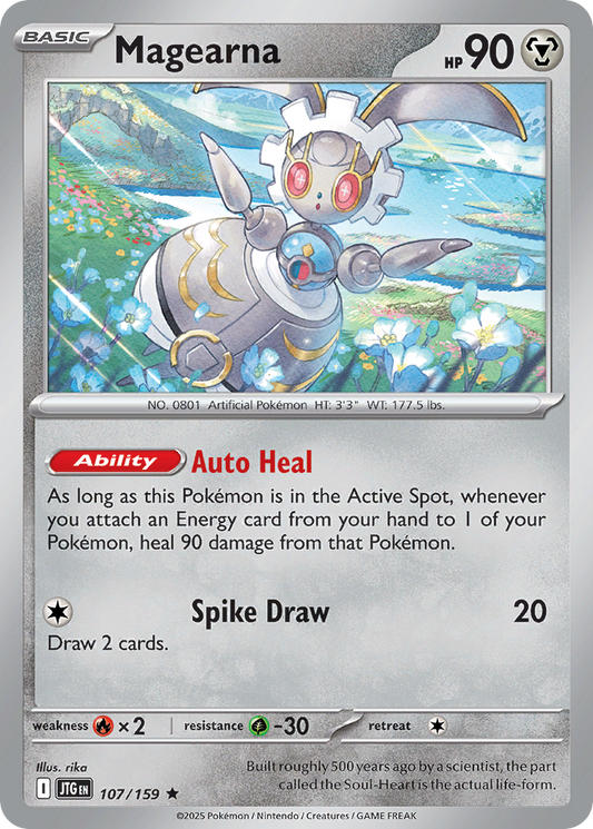 Magearna (Basic Pokémon) (JTG-107/159) (Rare)
