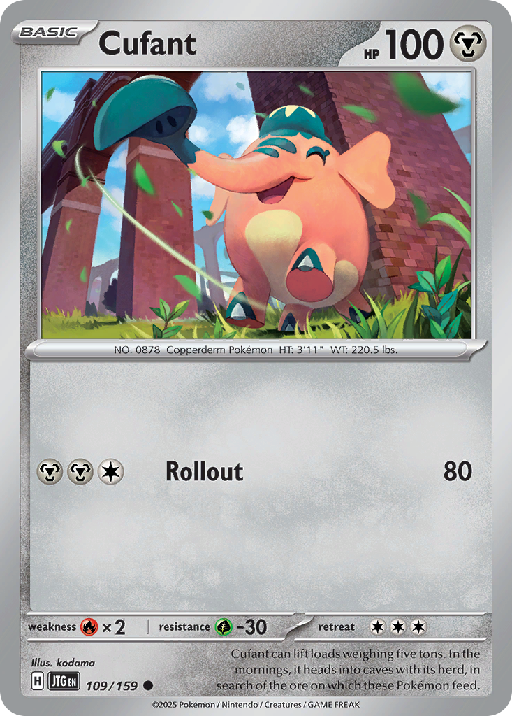 Cufant (Basic Pokémon) (JTG-109/159) (Common)
