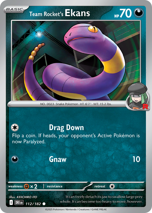 Team Rocket's Ekans (Basic Pokémon) (DRI-112/182) (Common)