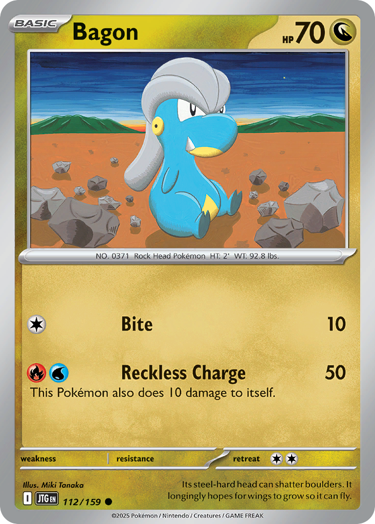 Bagon (Basic Pokémon) (JTG-112/159) (Common)