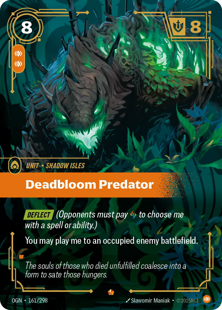 Deadbloom Predator (Unit) (OGN-161/298) (Epic)