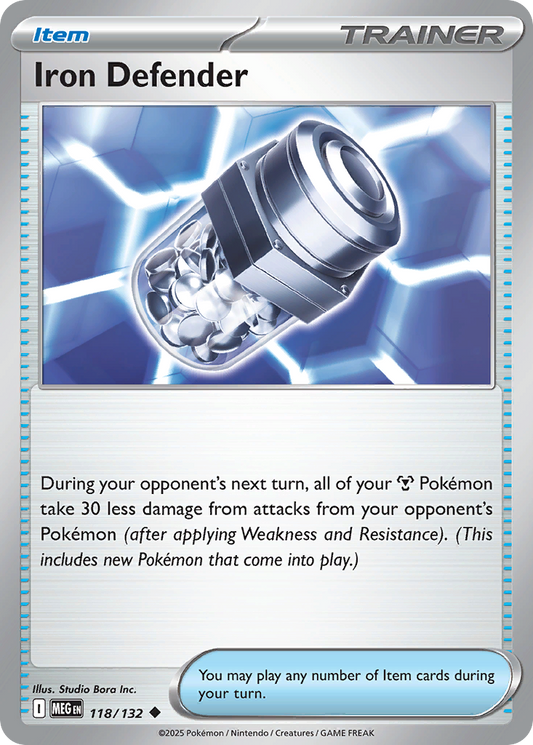 Iron Defender (Pokémon Tool) (MEG-118/132) (Uncommon)