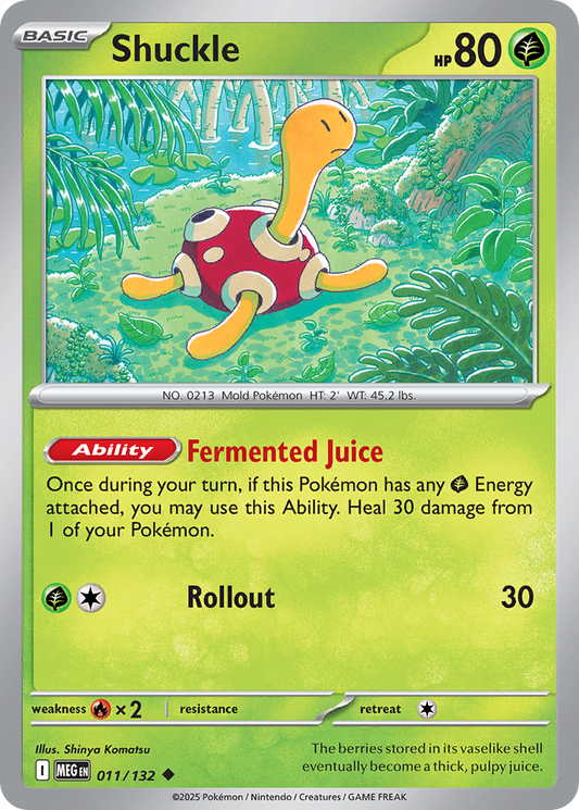 Shuckle (Basic Pokémon) (MEG-011/132) (Uncommon)