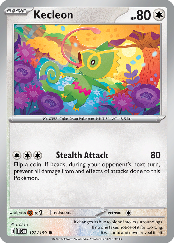 Kecleon (Basic Pokémon) (JTG-122/159) (Common)