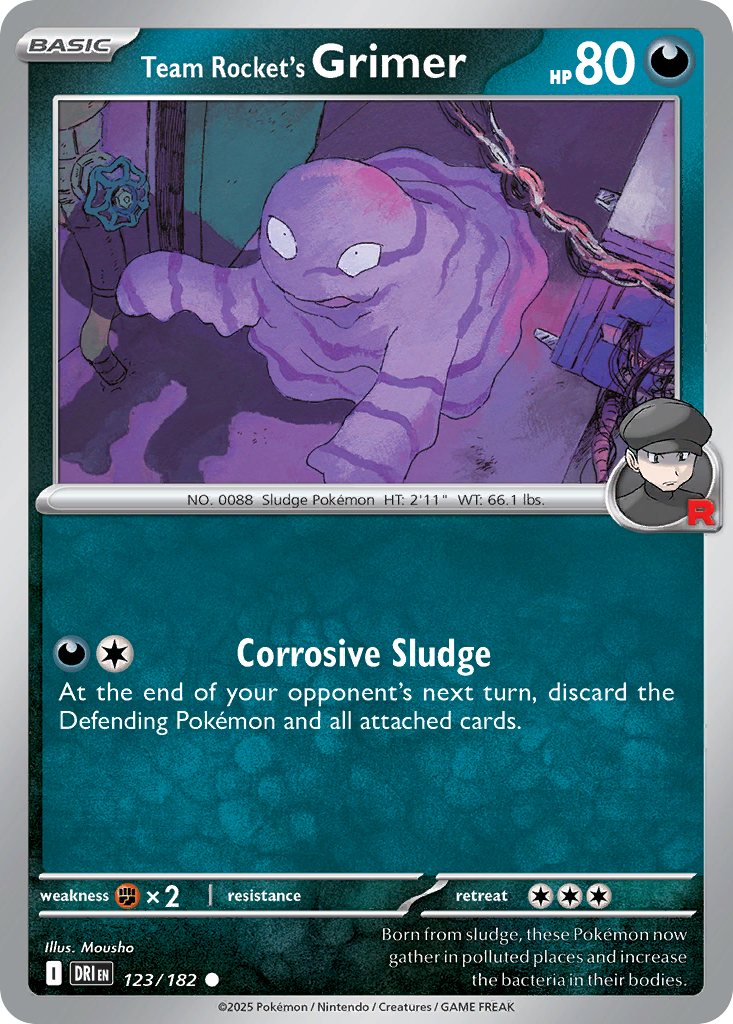 Team Rocket's Grimer (Basic Pokémon) (DRI-123/182) (Common)