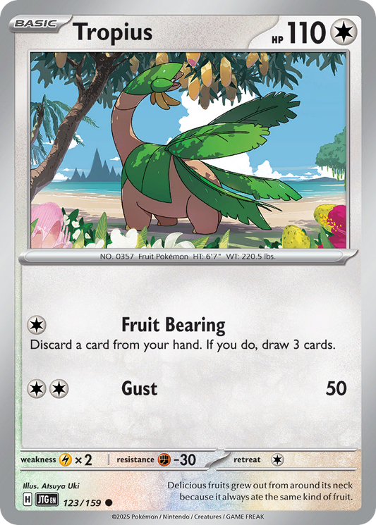 Tropius (Basic Pokémon) (JTG-123/159) (Common)