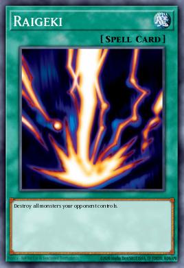 Raigeki (SPELL) (LOB-EN053) (SUPER RARE)