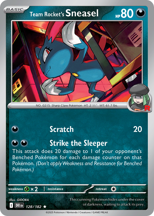 Team Rocket's Sneasel (Basic Pokémon) (DRI-128/182) (Rare)