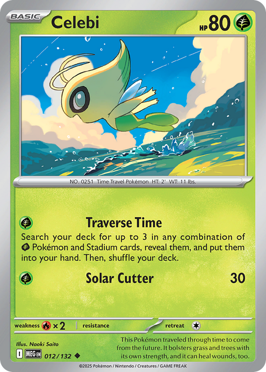 Celebi (Basic Pokémon) (MEG-012/132) (Uncommon)