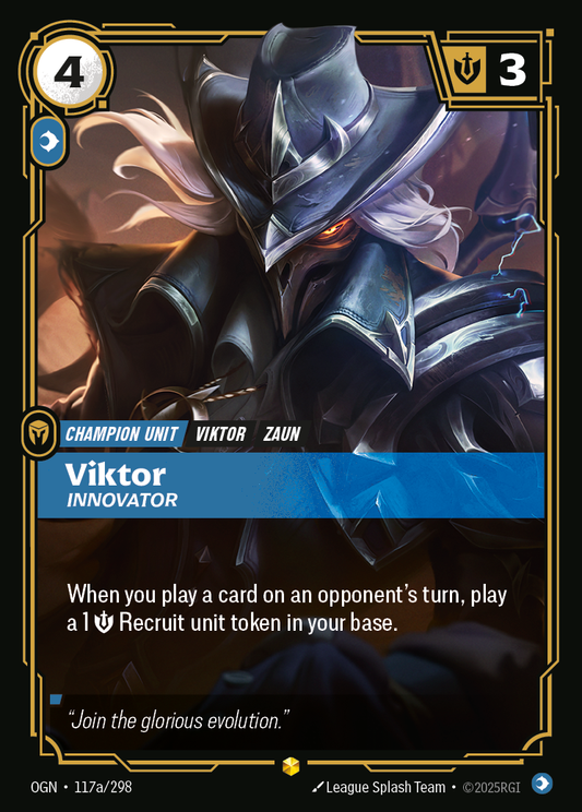 Viktor, Innovator (Champion Unit) (OGN-117a/298) (Showcase)