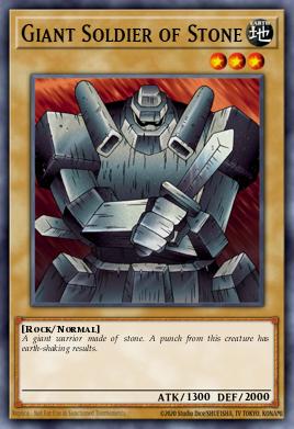 Giant Soldier of Stone (MONSTER) (LOB-EN068) (RARE)