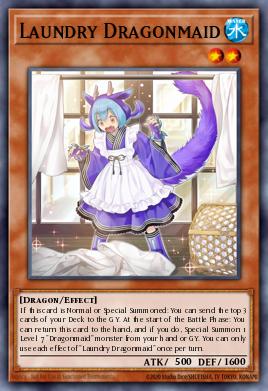 Laundry Dragonmaid (MONSTER) (RA03-EN021) (SR/UR/SE/UL/PS/CR/QCSE)