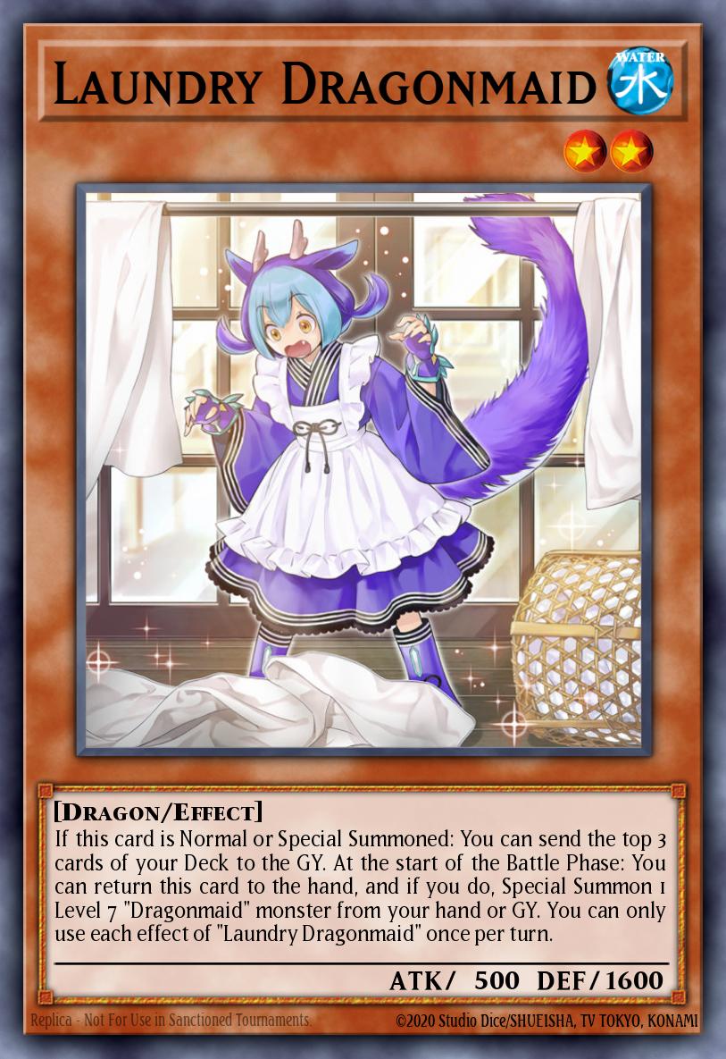 Laundry Dragonmaid (MONSTER) (RA05-EN095)