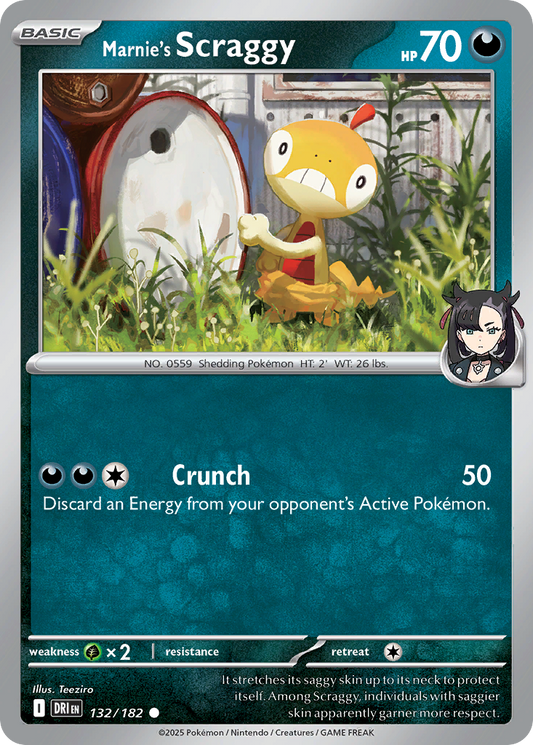 Marnie's Scraggy (Basic Pokémon) (DRI-132/182) (Common)
