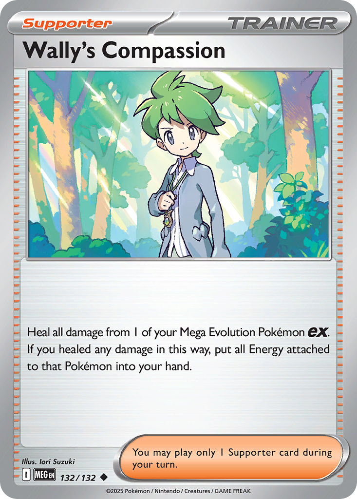 Wally's Compassion (Supporter) (MEG-132/132) (Uncommon)