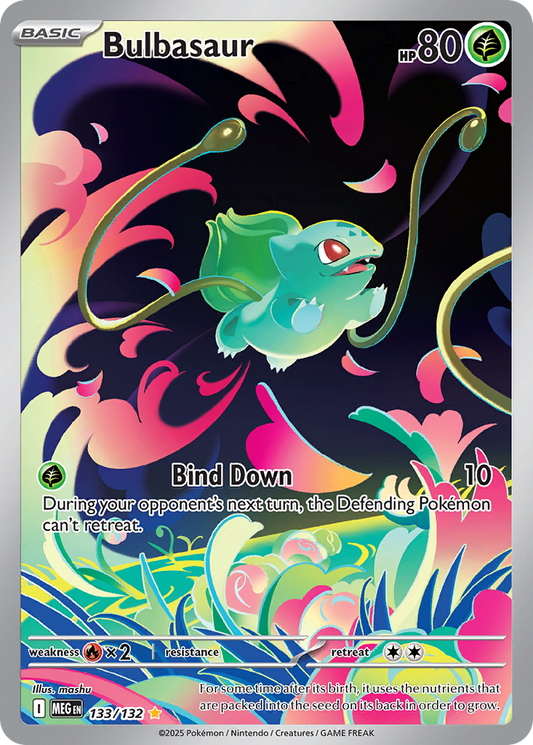 Bulbasaur (Basic Pokémon) (MEG-133/132) (Illustration Rare)
