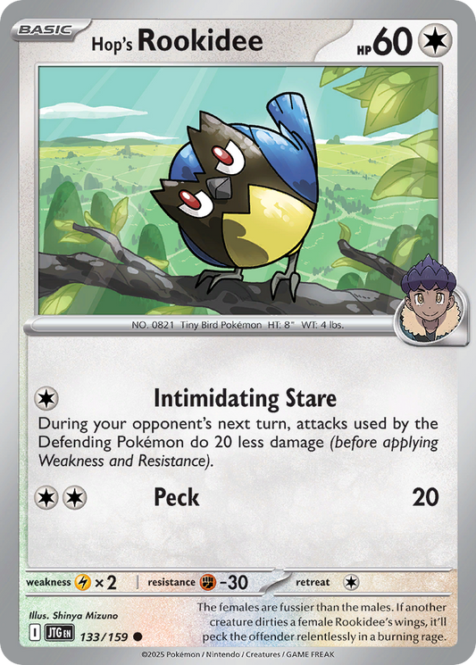 Hop's Rookidee (Basic Pokémon) (JTG-133/159) (Common)