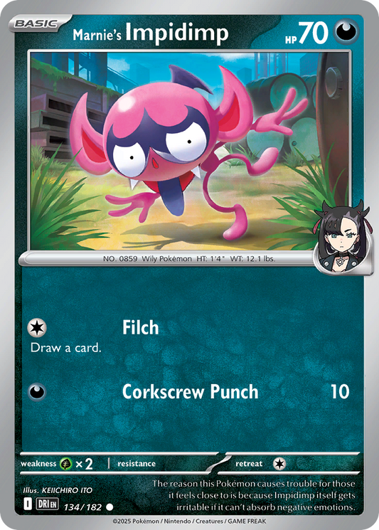Marnie's Impidimp (Basic Pokémon) (DRI-134/182) (Common)