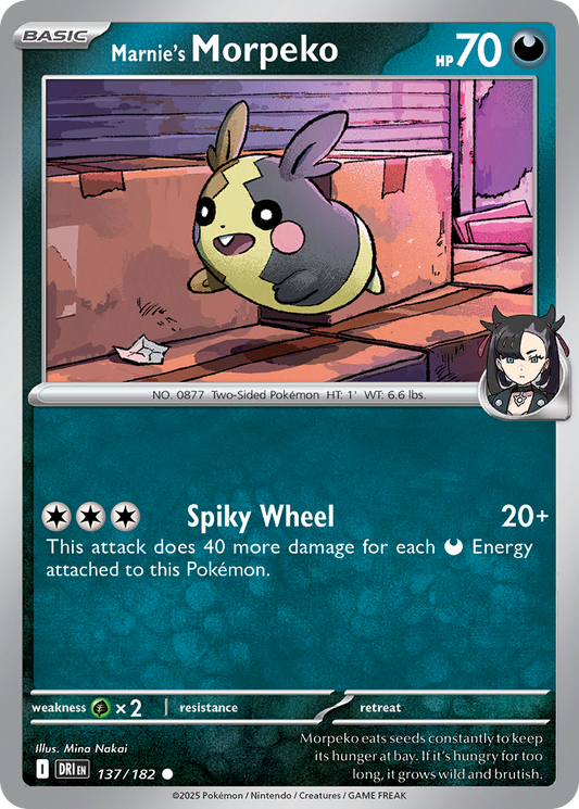 Marnie's Morpeko (Basic Pokémon) (DRI-137/182) (Common)