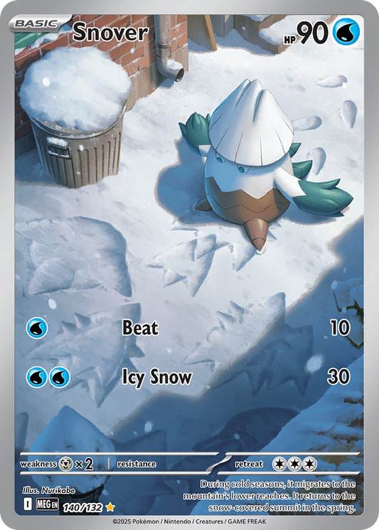Snover (Basic Pokémon) (MEG-140/132) (Illustration Rare)