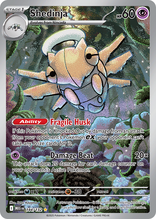 Shedinja (Stage 1 Pokémon) (MEG-144/132) (Illustration Rare)