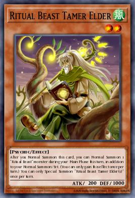 Ritual Beast Tamer Elder (MONSTER) (RA03-EN012) (SR/UR/SE/UL/PS/CR/QCSE)