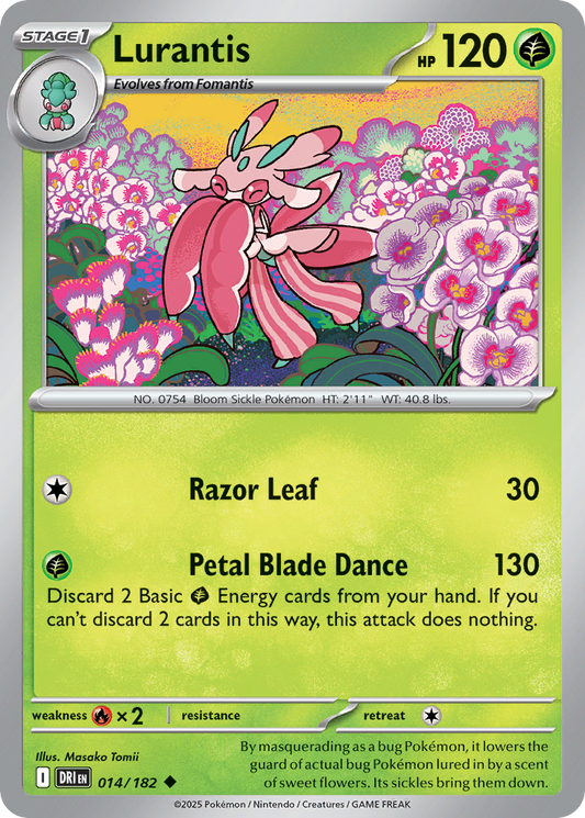 Lurantis (Stage 1 Pokémon) (DRI-014/182) (Uncommon)