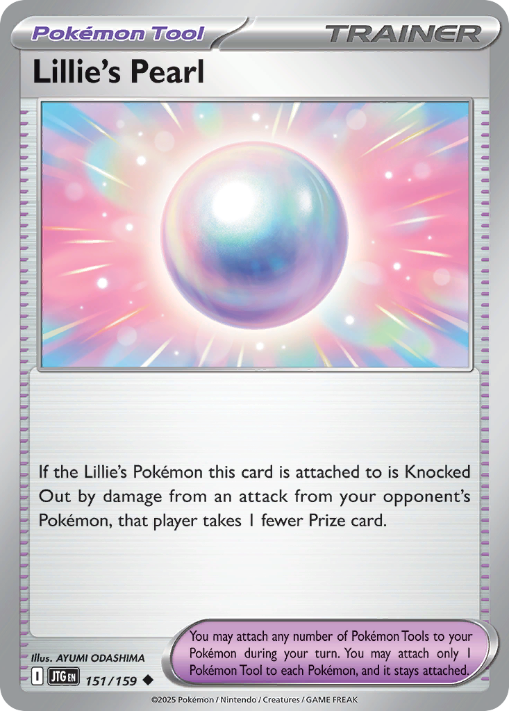 Lillie's Pearl (Pokémon Tool) (JTG-151/159) (Uncommon)