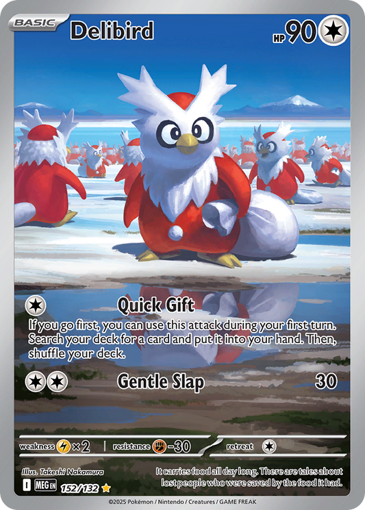 Delibird (Basic Pokémon) (MEG-152/132) (Illustration Rare)