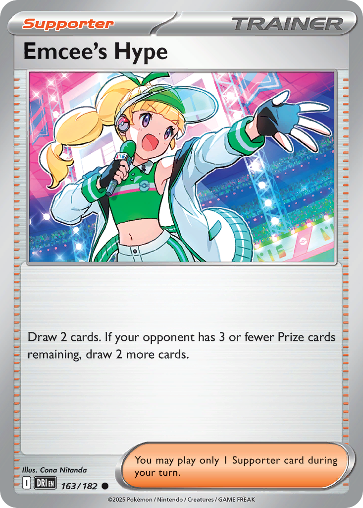 Emcee's Hype (Supporter) (DRI-163/182) (Common)