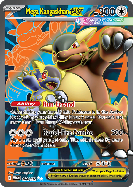 Mega Kangaskhan ex (Mega Evolution Pokémon ex) (MEG-164/132) (Ultra Rare)