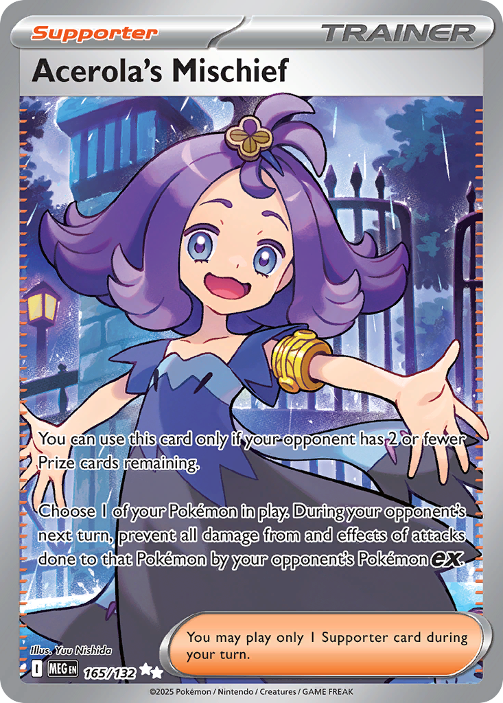 Acerola's Mischief (Supporter) (MEG-165/132) (Ultra Rare)