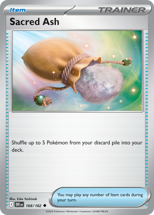 Sacred Ash (Item) (DRI-168/182) (Uncommon)