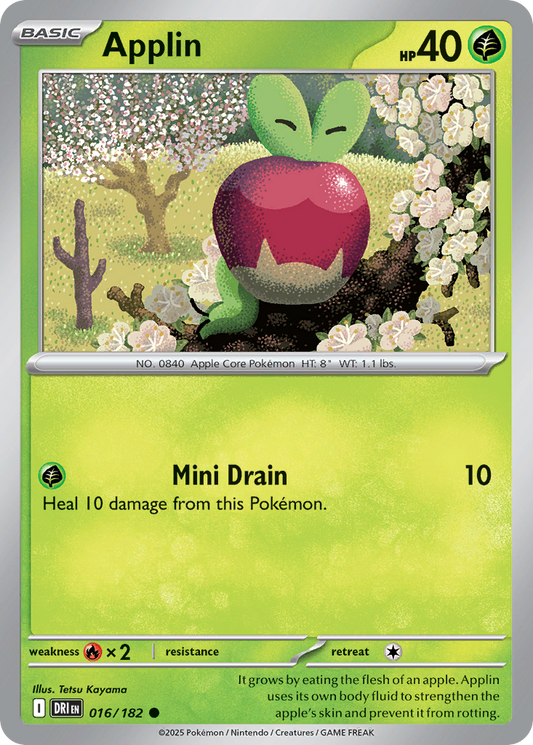 Applin (Basic Pokémon) (DRI-016/182) (Common)