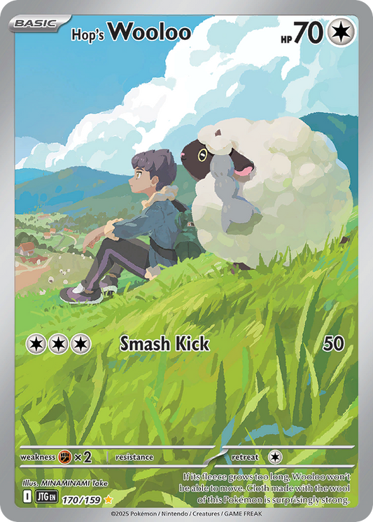 Hop's Wooloo (Basic Pokémon) (JTG-170/159) (Illustration Rare)