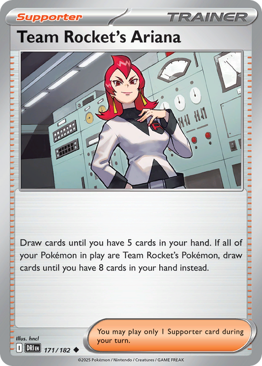 Team Rocket's Ariana (Supporter) (DRI-171/182) (Uncommon)