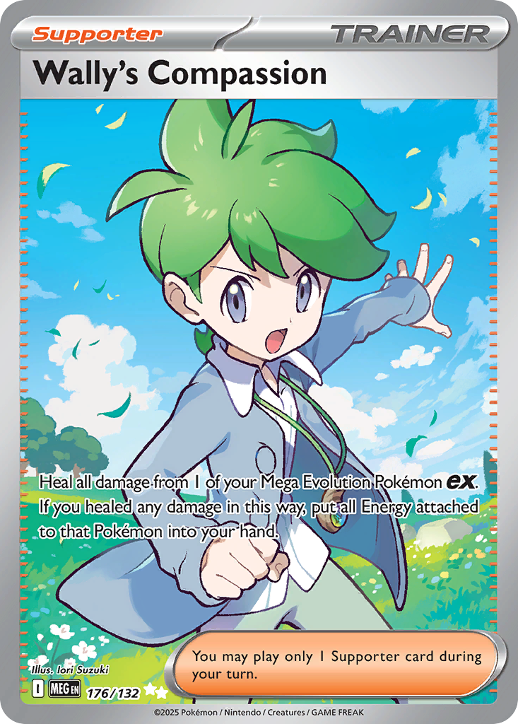Wally's Compassion (Supporter) (MEG-176/132) (Ultra Rare)