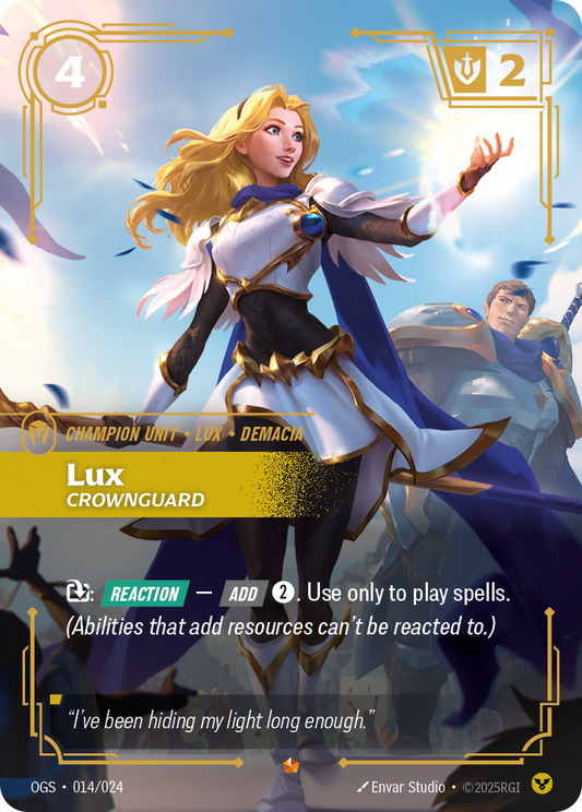 Lux, Crownguard (Champion Unit) (OGS-014/024) (Epic)
