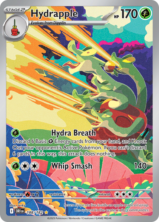 Hydrapple (Stage 2 Pokémon) (DRI-188/182) (Illustration Rare)