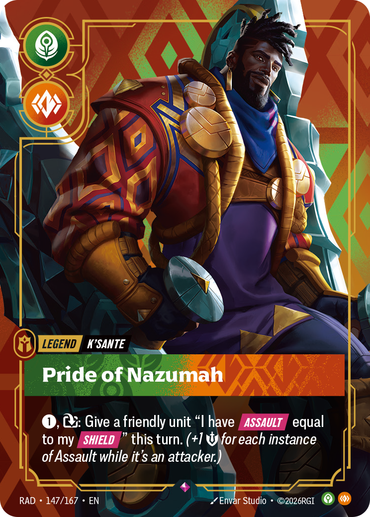 Pride of Nazumah (Legend) (RAD-147/167) (Rare)