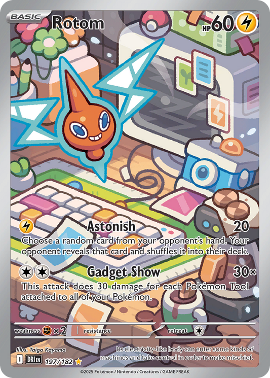 Rotom (Basic Pokémon) (DRI-197/182) (Illustration Rare)