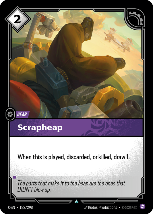 Scrapheap (Gear) (OGN-182/298) (Uncommon)
